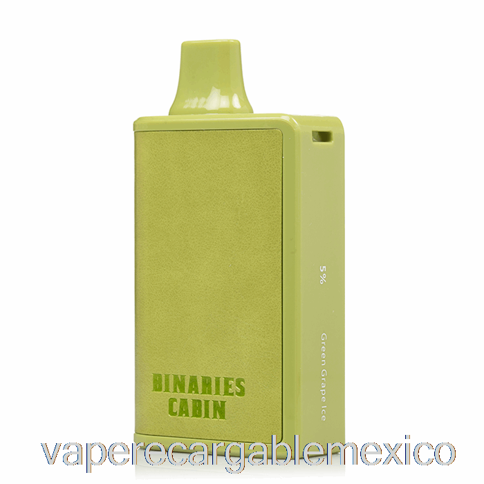 Vape Recargable Horizonte Binarios Cabina 10000 Desechable Uva Verde Hielo